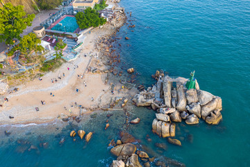 Wall Mural - Aerial view Lei Yue Mun of Hong Kong