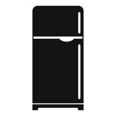 Poster - Retro fridge icon. Simple illustration of retro fridge vector icon for web design isolated on white background