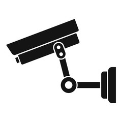 Poster - Parking security camera icon. Simple illustration of parking security camera vector icon for web design isolated on white background