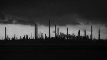 Oil Refinery Jurong Island Against Sky