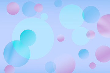 Poster - colorful circle confetti background 