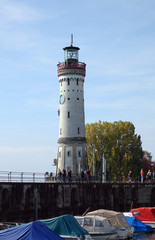 Wall Mural - Leuchtturm in Lindau am Bodensee