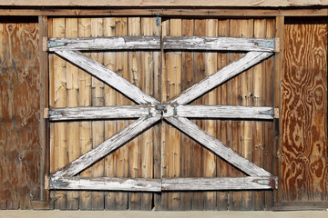 old west western double barn door