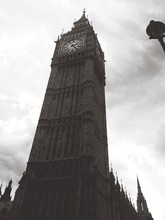 Low Angle View Of Big Ben Against Sky