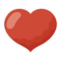 Sticker - heart love romantic isolated icon