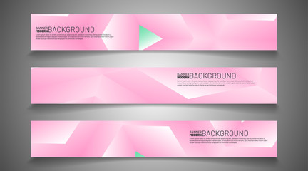 Wall Mural - set banner background for your design. vector graphic design illustration. suitable for your backgro