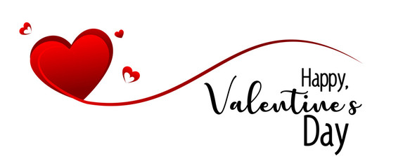 valentines day background with heart pattern and typography of happy valentines day text . vector il