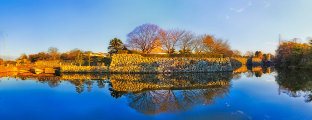 Wall Mural - JP Himeji Pond Close pan