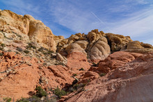 Morning Nature View Of The Famous Red Rock Canyon