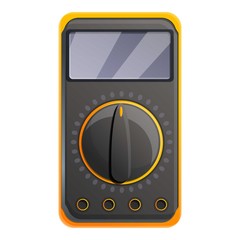 Poster - Electric multimeter icon. Cartoon of electric multimeter vector icon for web design isolated on white background