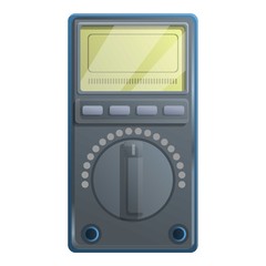 Poster - Test multimeter icon. Cartoon of test multimeter vector icon for web design isolated on white background