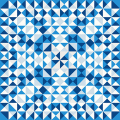 Wall Mural - triangle background, colourful mosaic backdrop. geometric vector background.