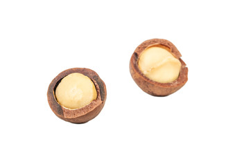 Wall Mural - Macadamia nut isolated