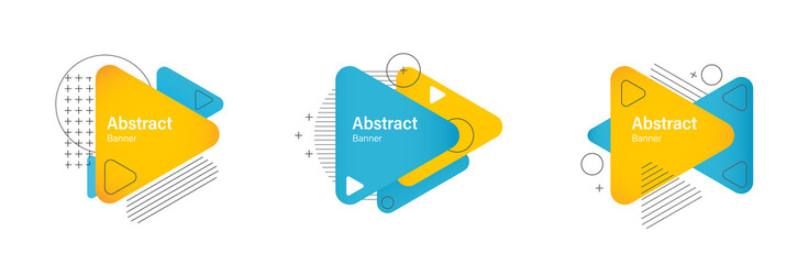 Poster - Set of Amoeba shapes. Abstract liquid elements.