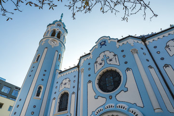 Church of Saint Elizabeth Hungarian also called Blue Church, Bratislava, Slovakia.