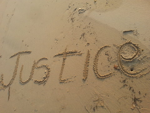 Justice on the sand