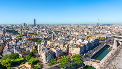 Fototapete - Paris top view