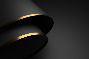 Wall Mural - Abstract background with luxury concepts. 3D rendering.