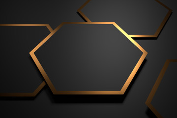 Wall Mural - Abstract background with luxury concepts. 3D rendering.