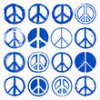 Peace Symbol Vector Set