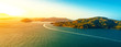 © Tierney - Aerial view of Angel Island at sunset off the coast of San Francisco