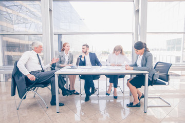 Wall Mural - Business team working in office