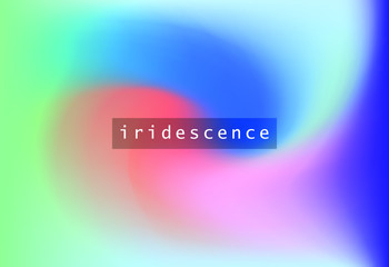 Aufkleber - Abstract iridescent background with colorful pastel stains.