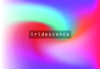 Aufkleber - Abstract iridescent background with colorful pastel stains.