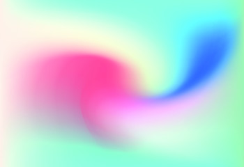 Fototapete - Abstract iridescent background with colorful pastel stains.