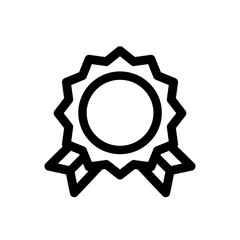Wall Mural - Award Icon in trendy flat style isolated on grey background. Badge symbol for your web site design, logo, app, UI. Vector illustration, EPS10.