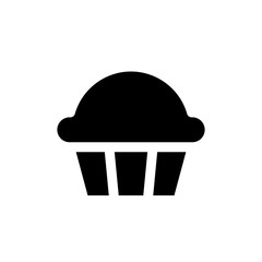 Wall Mural - Confectionery line icon, cupcake