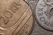Oficjalna moneta norweska zwana koroną norweską