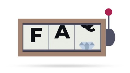 Aufkleber - FAQ Frequently Asked Questions Slot Machine Wheels 2d Animation