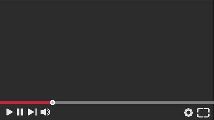 Aufkleber - 4K Full screen video player screen