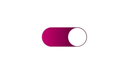 Aufkleber - On and Off switch toggle. animation with optional luma matte. Alpha Luma Matte included.