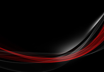 Abstract background waves. Black,white and red abstract background for wallpaper oder business card