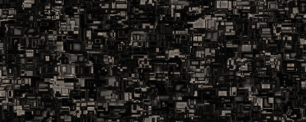 3d material scifi metallic circuit board machine background