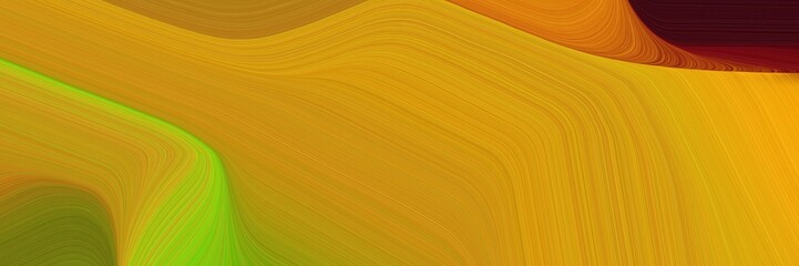 Poster - card background texture with golden rod, dark red and olive color and curvy background design