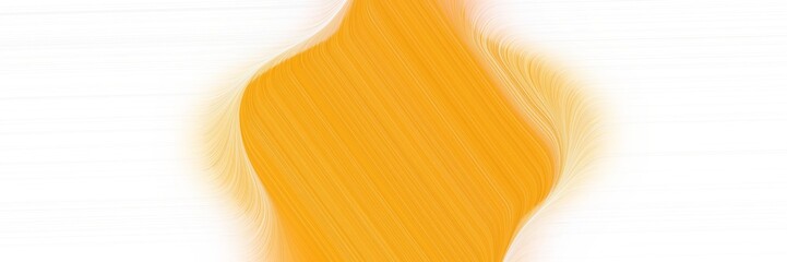 Poster - banner background texture with vivid orange, beige and burly wood color and modern waves background illustration