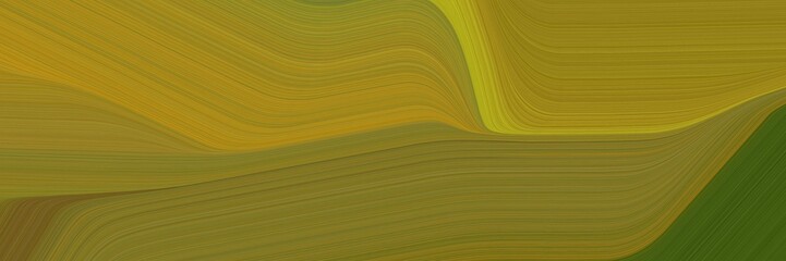 Poster - card background texture with olive, dark olive green and dark golden rod color and abstract waves illustration