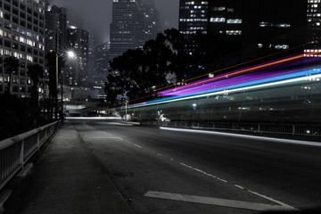 Downtown Los Angeles at night