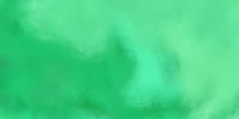 Fototapete - medium aqua marine, medium sea green and light green color abstract painted background