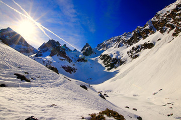 Canvas Print - Pic du Barbat en Hautes-Pyrénées France