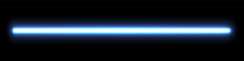 Neon Glow Stick. Blue Laser Ray. Fluorescent Light Ray.