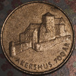 Norweska korona o nominale 20 koron, edycja limitowana z okazji siedemsetnej rocznicy Akerhus Festning 