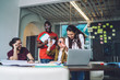 © BullRun - Young colleagues having fun during business meeting
