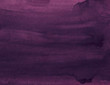 Watercolor plum purple color background texture painting. Old watercolour deep violet backdrop. Grunge overlay.