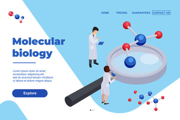 Wall Mural - Molecular Biology Landing Page