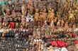 © nelasova - A lot of bright souvenirs on the counter of the ancient souvenir market in Myanmar