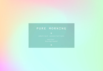 Poster - Abstract iridescent background with colorful pastel stains.